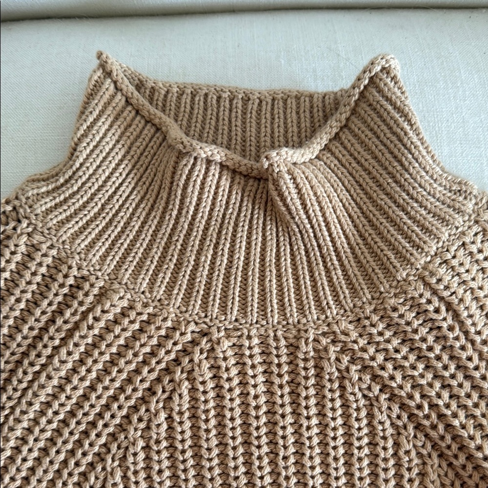 J. Crew Camel Turtle Neck Sweater - Picture 3 of 7